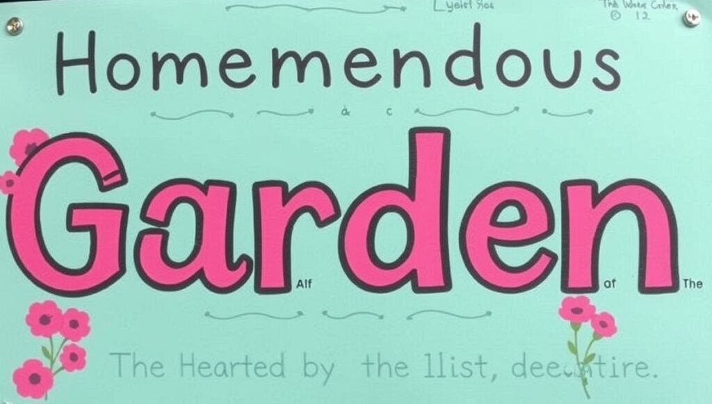 homemendous garden infoguide by homehearted